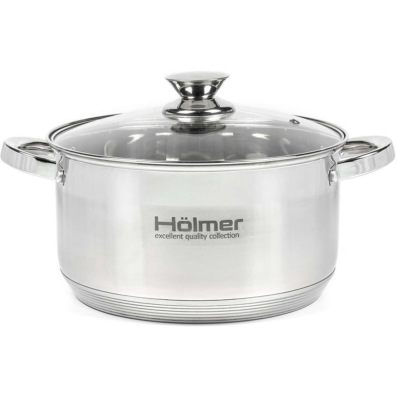 Фото 50 Набір каструль HOLMER 10 пр. (CS-11052-SS)