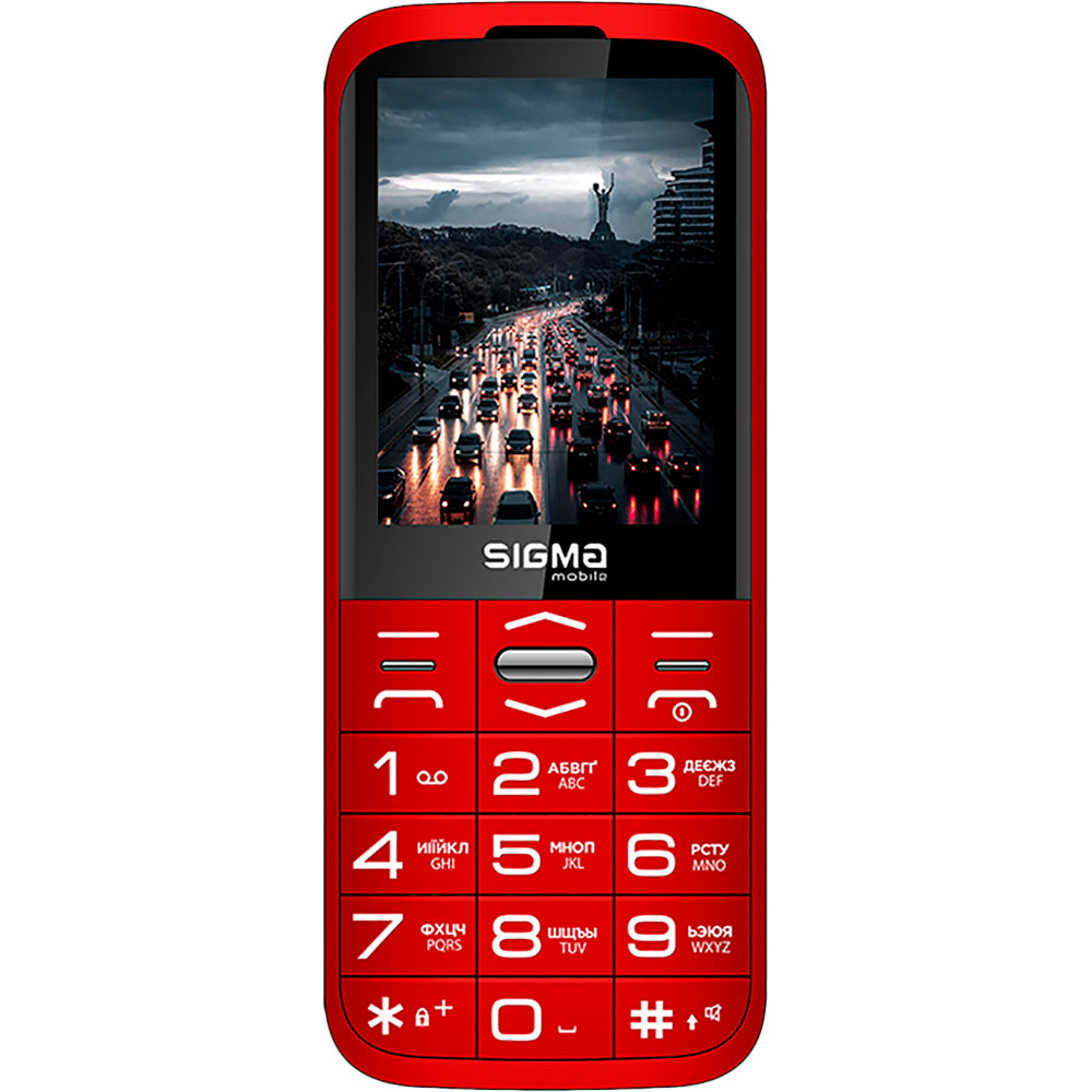 Мобильный телефон SIGMA Comfort 50 Grace Type-C Red Диагональ дисплея 2.8