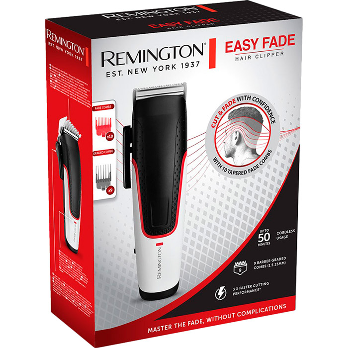 Машинка для стрижки REMINGTON HC500 E51 Easy Fade Hair Clipper (43310560100) Матеріал ножів сталь