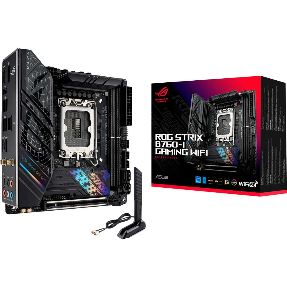 Материнская плата ASUS ROG STRIX B760-I GAMING WIFI (90MB1D90-M0EAY0) Чипсет Intel B760