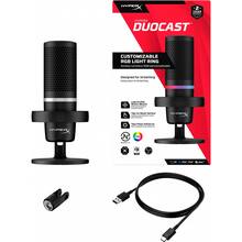 Мікрофон HyperX DuoCast Black (4P5E2AA)