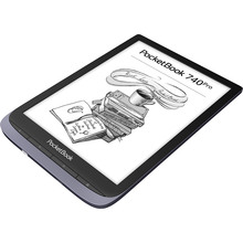 Электронная книга POCKETBOOK 740 Pro InkPad 3 Pro Metallic Grey (PB740-2-J-WW)