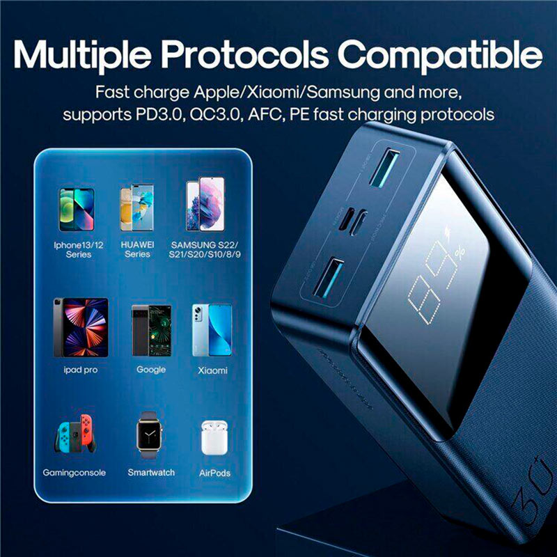 Фото Powerbank JOYROOM JR-T015 30000 mAh 15W TYPE-C Black (JR-T015)