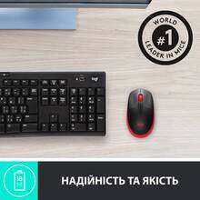 Миша LOGITECH M190 RED EMEA (L910-005908)