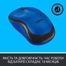 Миша LOGITECH M220 SILENT BLUE (L910-004879)