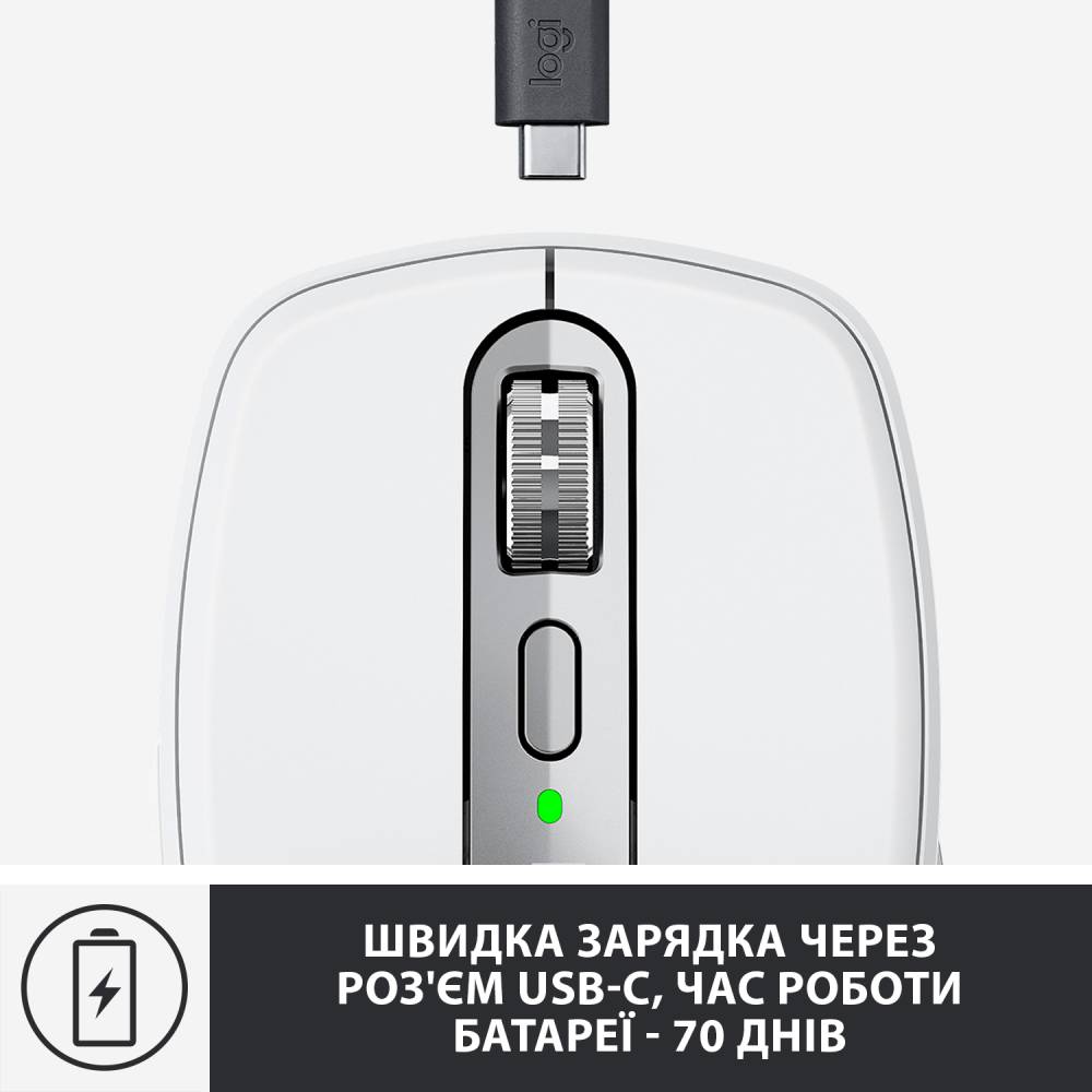 У Фокстрот Миша Logitech MX Anywhere 3 for Mac Pale Grey (L910-005991)