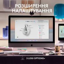 Миша Logitech MX Master 3S для Mac Performance Wireless Mouse Pale Grey (910-006572)