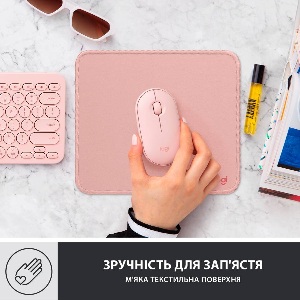 Килимок LOGITECH Studio Series Darker Rose (956-000050) Довжина 200