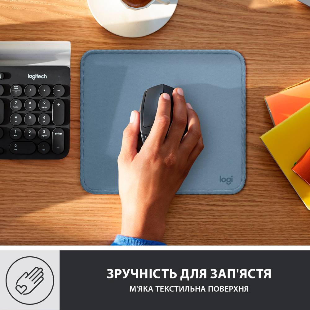 Килимок LOGITECH Studio Series Blue (956-000051) Ширина 230