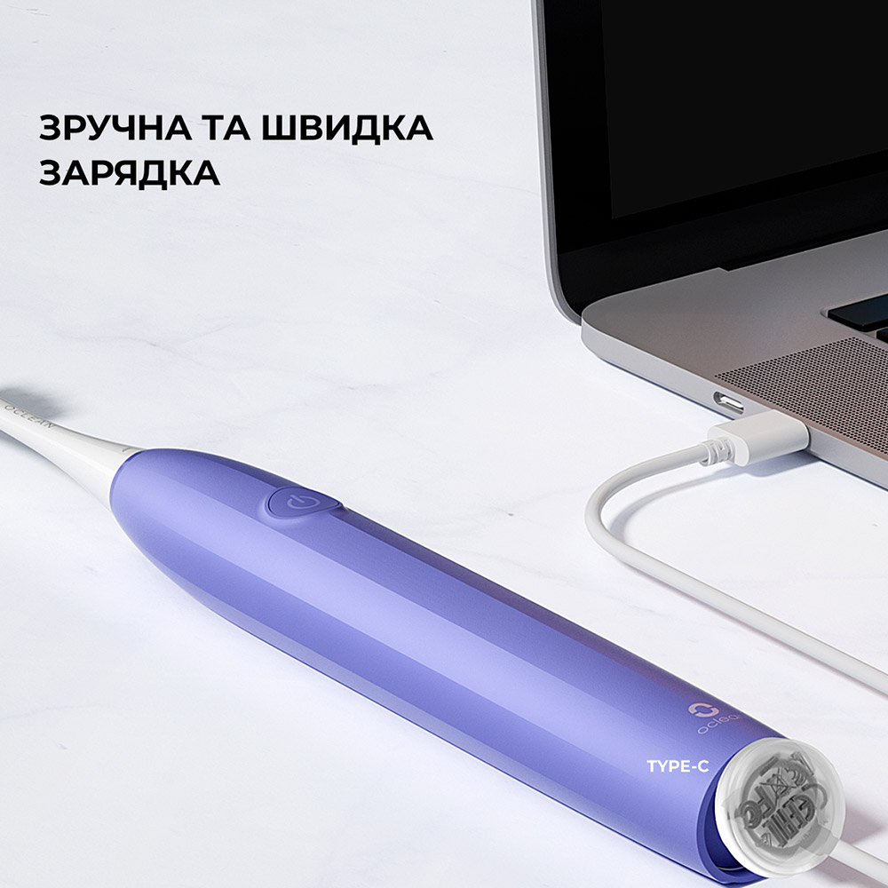 В Украине Электрическая зубная щетка OCLEAN Endurance Color Edition Purple (6970810552454)