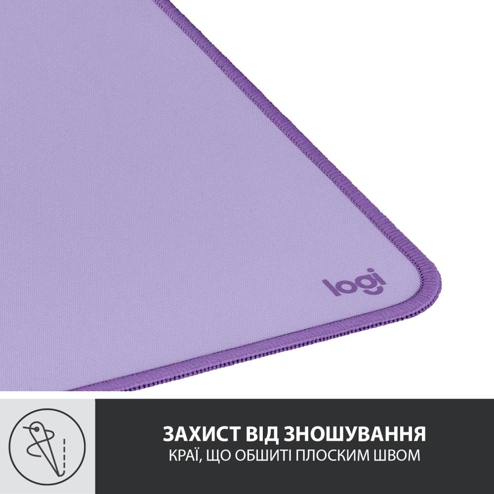 Зовнішній вигляд Килимок LOGITECH Desk Mat Studio Series Lavender (956-000054)