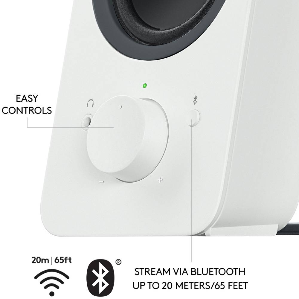 Заказать Колонки LOGITECH Z207 Bluetooth WHITE (L980-001292)