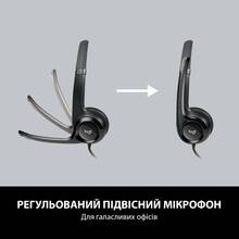 Гарнітура LOGITECH USB Headset H390 black (981-000406)