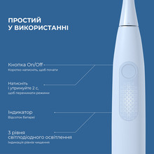 Электрическая зубная щетка Xiaomi OCLEAN F1 Light Blue (Международная версия)