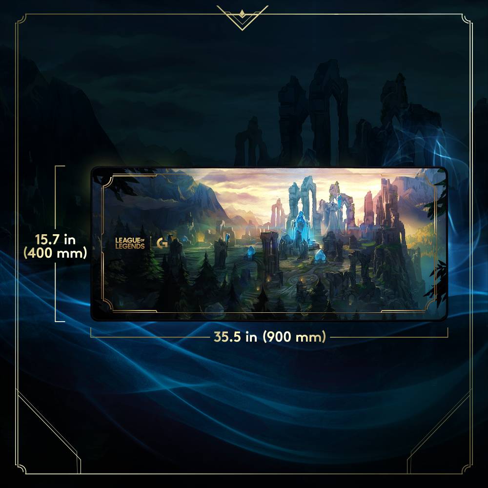 Фото Коврик LOGITECH G840 XL Gaming League of Legends Edition (943-000544)