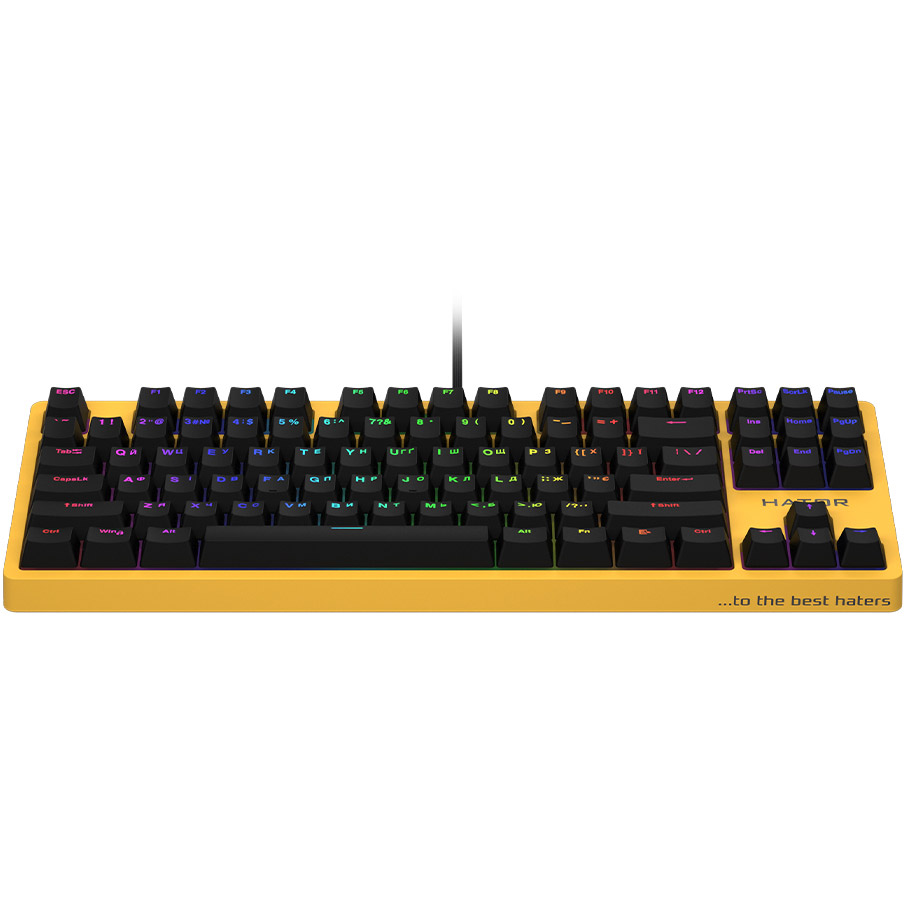 Клавіатура HATOR Rockfall EVO TKL Optical Yellow (HTK-632) Комплектація клавіатура