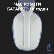 Гарнітура LOGITECH G435 LIGHTSPEED Wireless Gaming WHITE (981-001074)