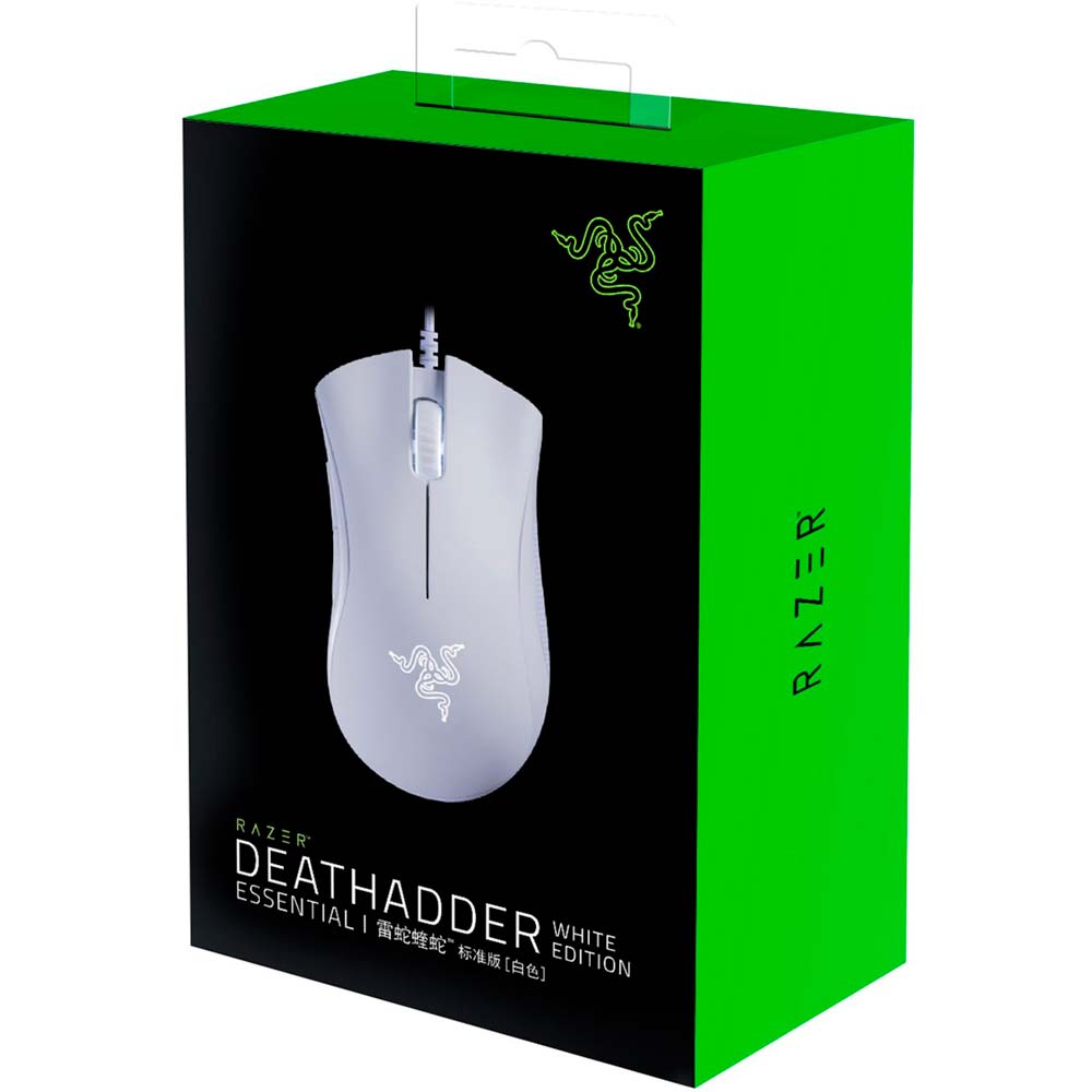 Мышь Razer DeathAdder Essential USB White (RZ01-03850200-R3U1) Разрешение сенсора 6400