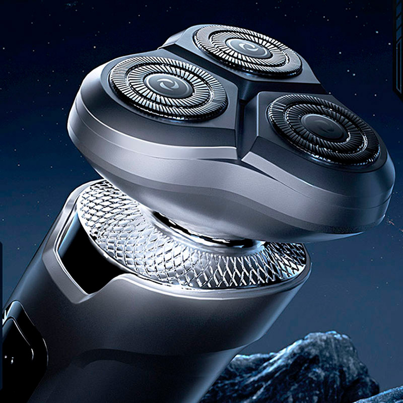 Електробритва ENCHEN Xiaomi Rotary Shaver X2 Silver Особливості повторення контурів обличчя (плаваючі голівки)