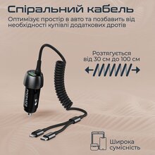 Автомобільний зарядний пристрій PROMATE PowerDrive-33PDCi Black (powerdrive-33pdci.black)