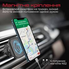 Утримувач PROMATE VentMag-XL Black (ventmag-xl.black)