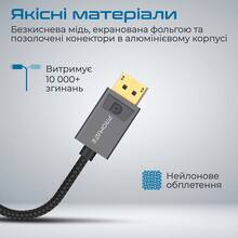 Адаптер Promate MediaLink-DP DisplayPort to HDMI Black (medialink-dp.black)