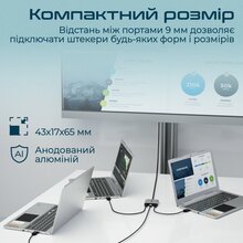 Кабель PROMATE MediaSwitch-H3 4K HDMI - 3хHDMI (mediaswitch-h3.silver)