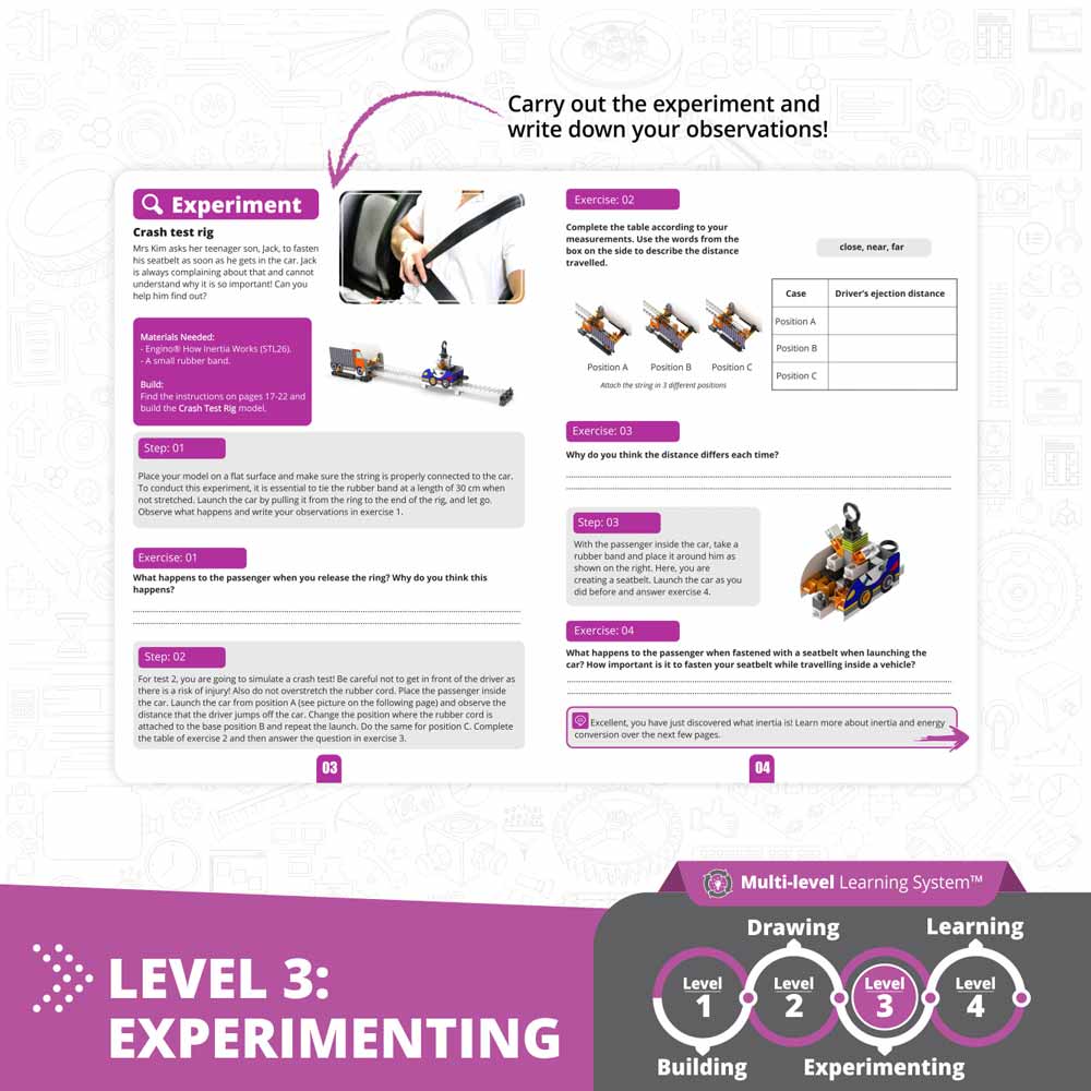 Конструктор Engino Stem: Как работает инерция (STL26) Для кого универсально