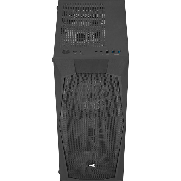 Зовнішній вигляд Корпус AEROCOOL Falcon Black (Falcon-G-BK-v2)