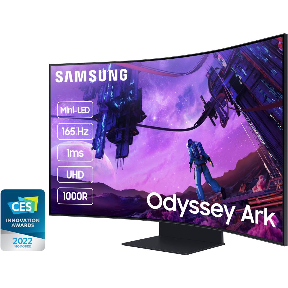 Зображення Монітор SAMSUNG 55" Odyssey Ark LS55BG970NIXCI