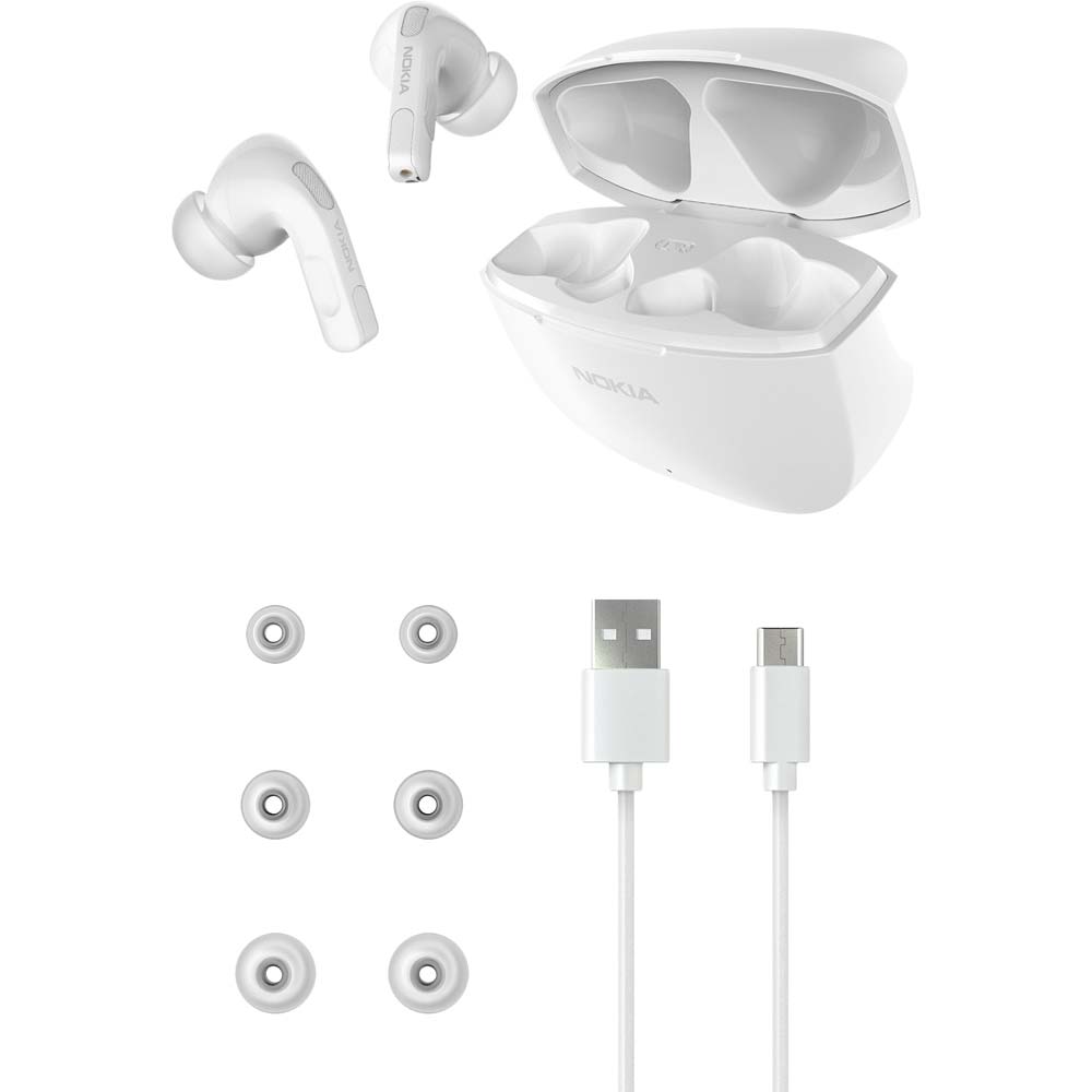 Гарнитура Nokia Go Earbuds+ TWS-201 White (NOKIA TWS-201 WH) Подключение беспроводное