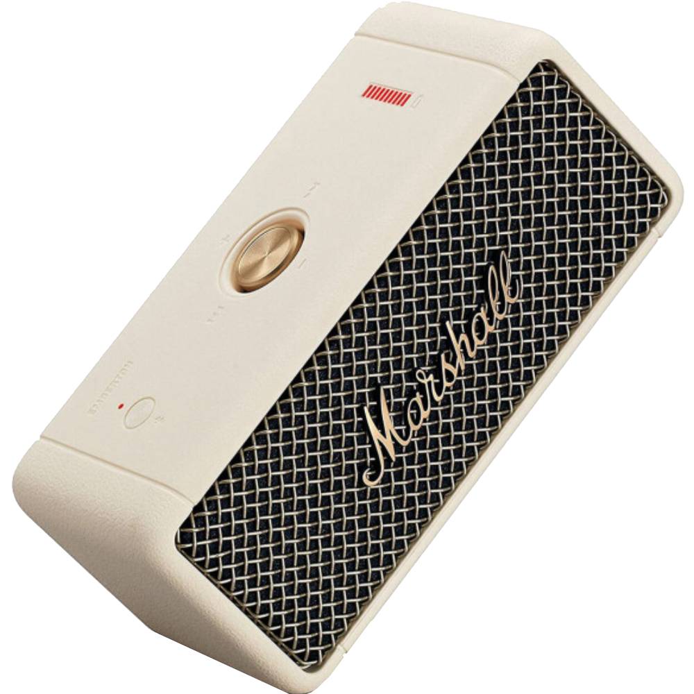 Зовнішній вигляд Портативна акустика MARSHALL Portable Speaker Emberton Cream (1005945)