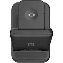 Бездротовий зарядний пристрій CANYON WS-304 3 в 1 QI Black (CNS-WCS304B)