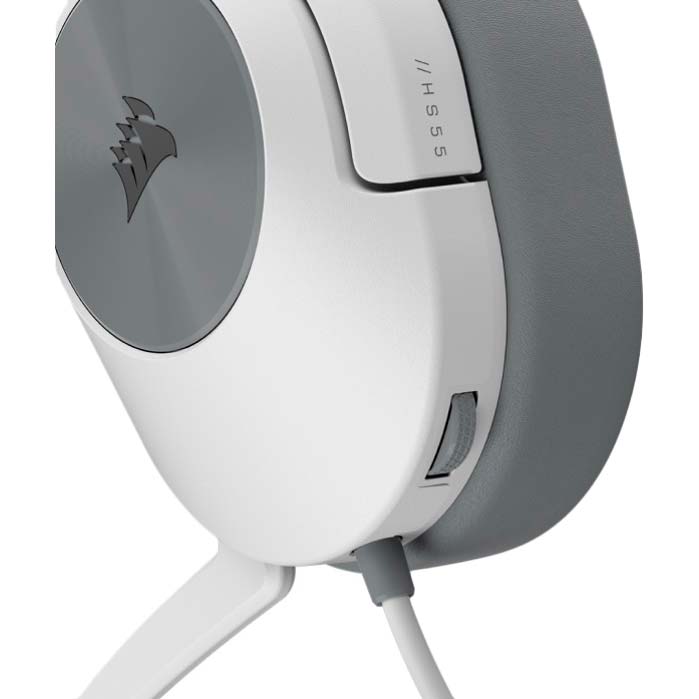 Зовнішній вигляд Гарнітура Corsair HS55 Stereo Headset White (CA-9011261-EU)