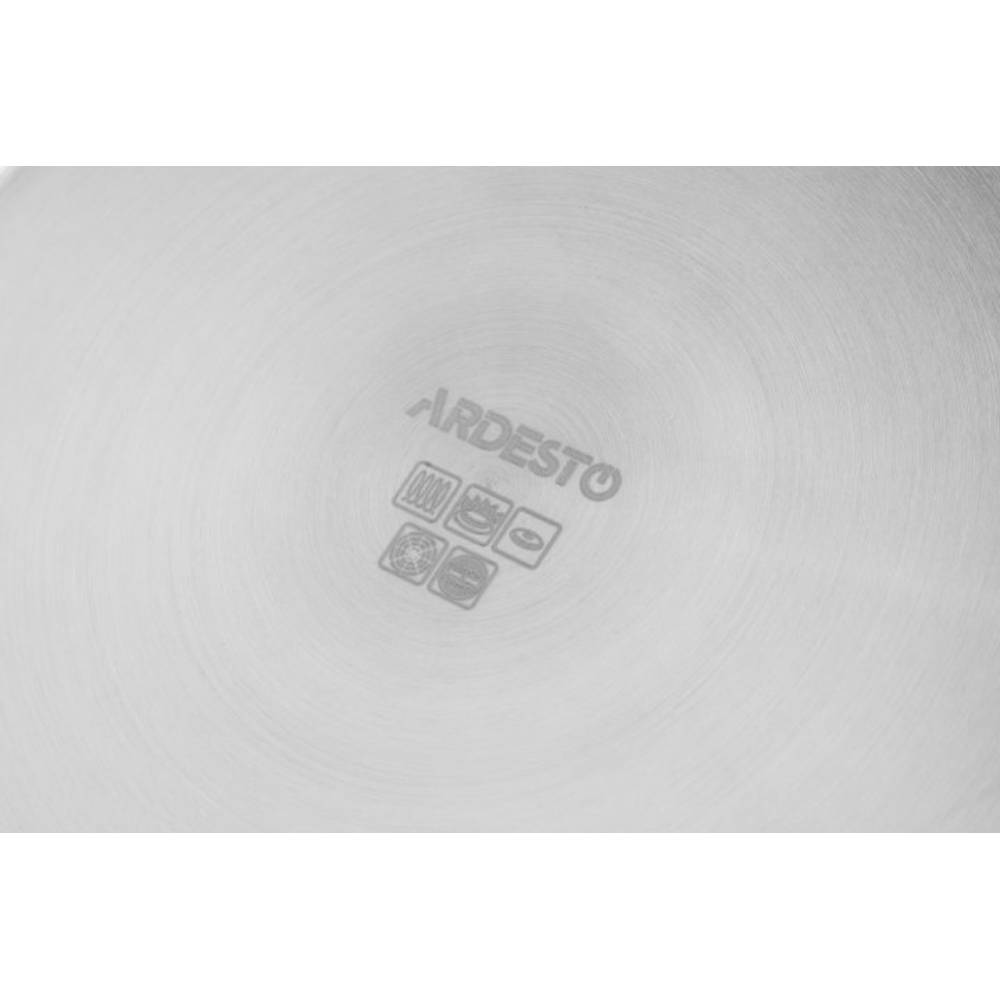 Сковорода ARDESTO Black Mars Avior 26 см Grey (AR0726BS) Додатково висота бортиків: 5 см; товщина дна: 2,5; товщина стінок: 2,5 мм; антипригарне покриття: Pfluon