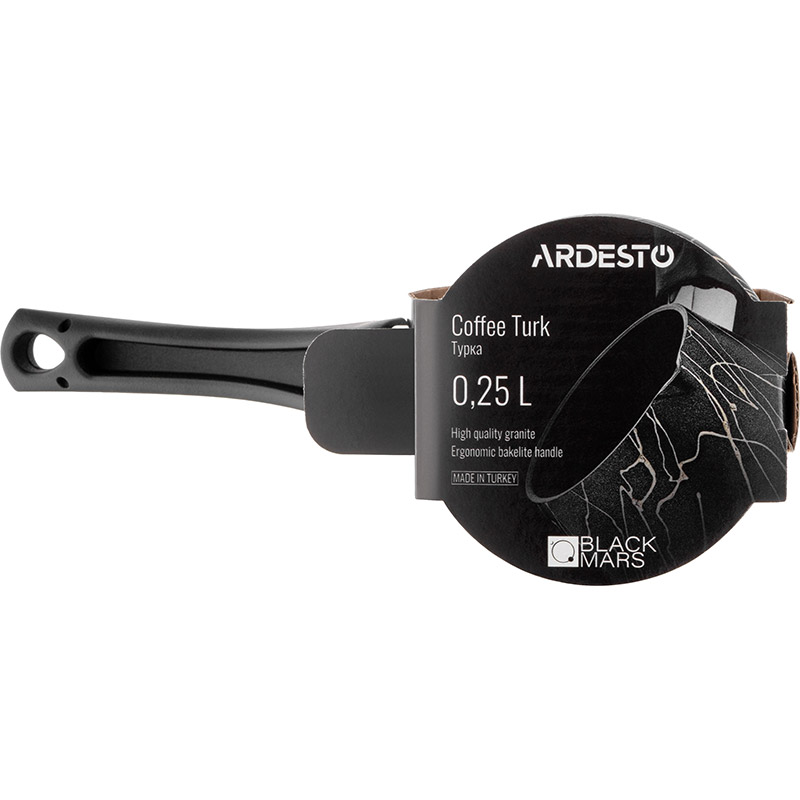 Турка ARDESTO BLACK MARS 0.25 л (AR0825SG) Материал алюминий