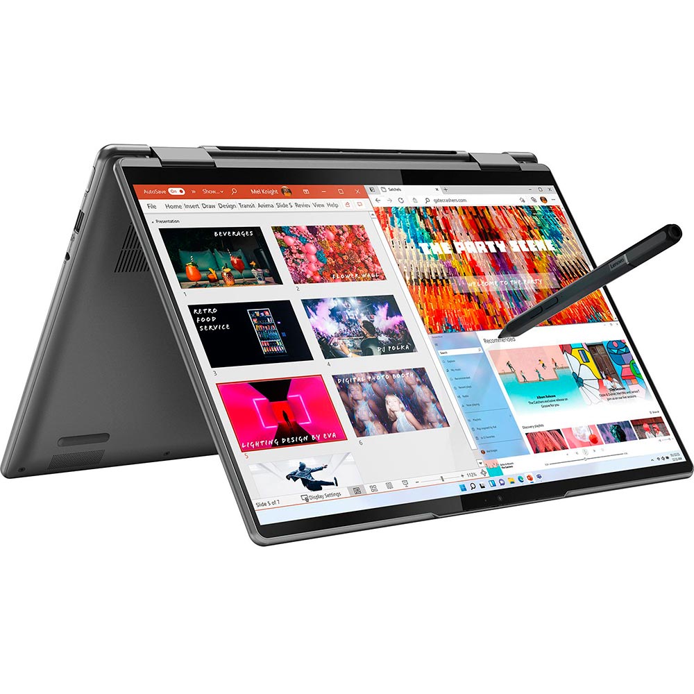 Внешний вид Ноутбук Lenovo Yoga 7 14ARB7 Storm Grey (82QF006CRA)