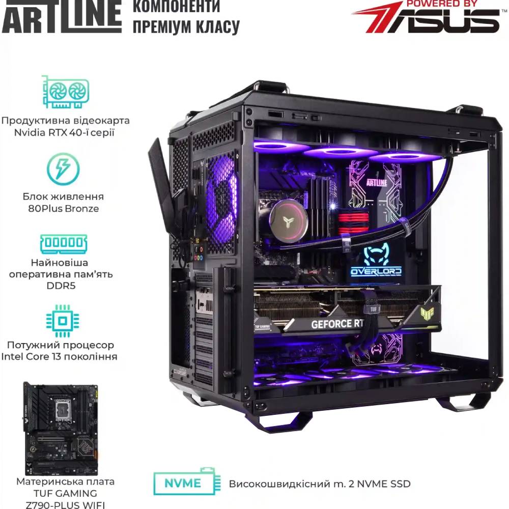 Фото Комп'ютер ARTLINE Overlord GT502v04Win