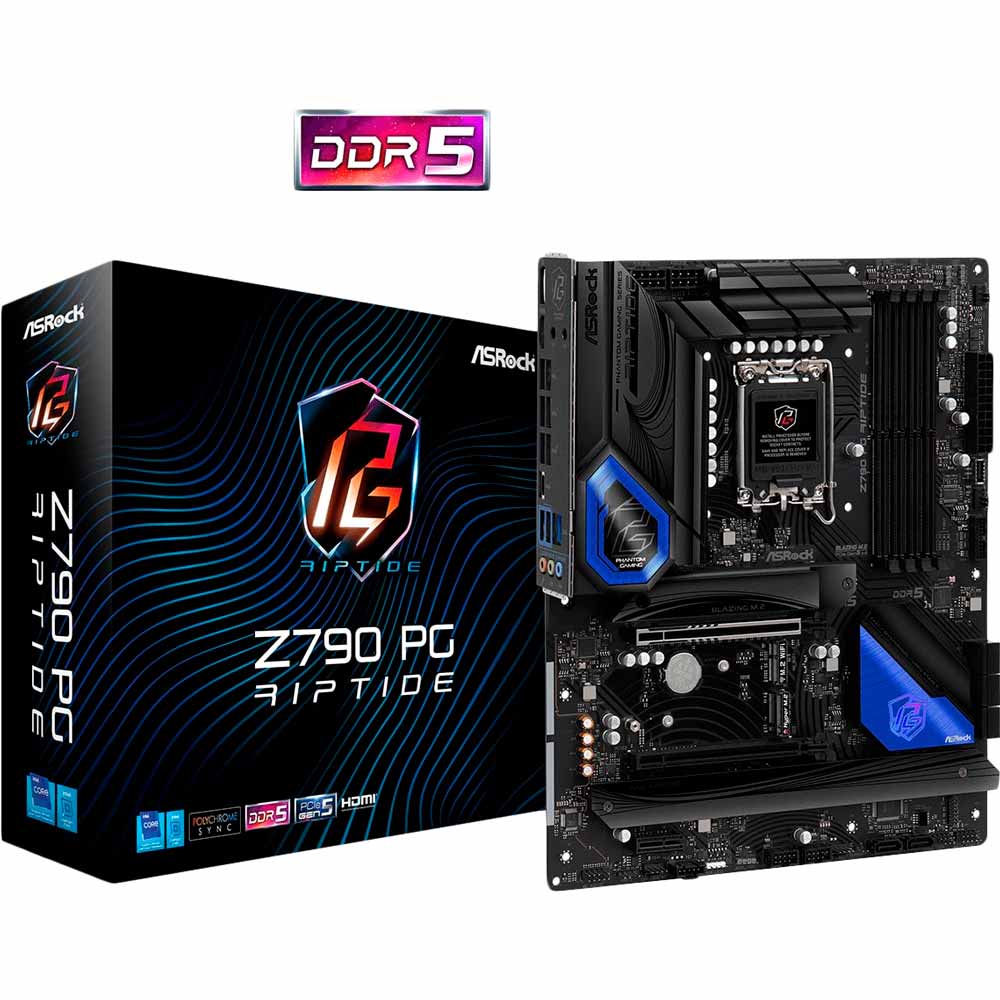 Материнська плата ASROCK Z790 PG RIPTIDE Чіпсет Intel Z790