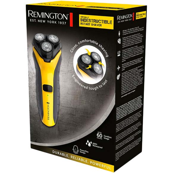 Електробритва Remington PR1855 Virtually Indestructible Rotary Shav (41223560100) Особливості повторення контурів обличчя (плаваючі голівки)