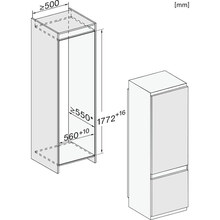 Встраиваемый холодильник MIELE KF7731E