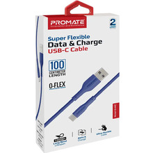 Кабель PROMATE USB-A - USB-C (xcord-ac.navy)