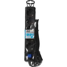 Удлинитель 2E 5 розеток 1.5м 16А 3x1.5мм2 Black (2E-U05ES15M1.5BK)