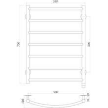 Сушка для рушників UNIO LD ER 700-500-7 (РН019176)