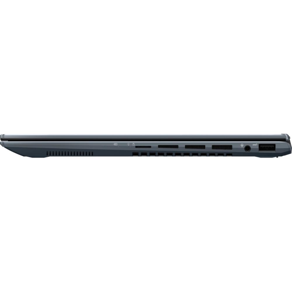 Внешний вид Ноутбук ASUS Zenbook 14 Flip OLED UP5401ZA-KN147W Pine Grey (90NB0XL1-M00810)