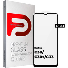 Захисне скло ARMORSTANDART Pro для Realme C30/C30s/C33 Black (ARM64728)