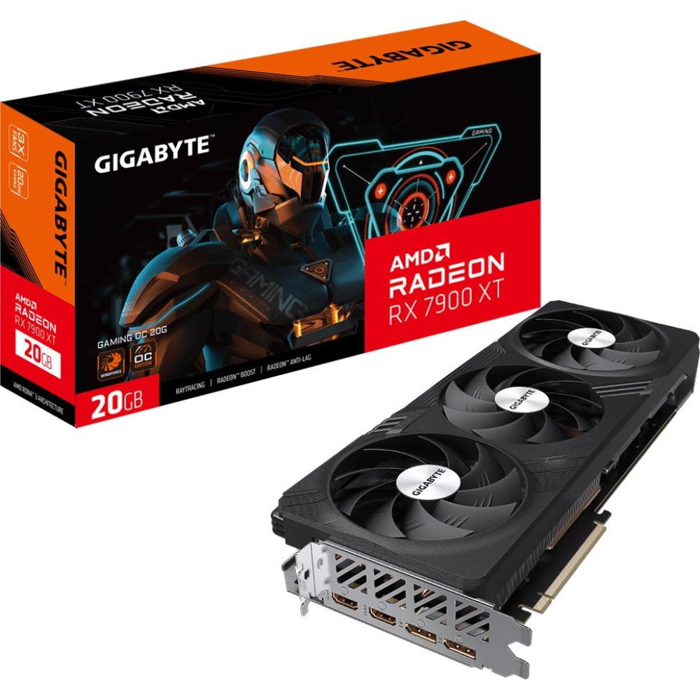 Замовити Відеокарта GIGABYTE Radeon RX 7900XT 20GB 320Bit 2535/20000MHz (GV-R79XTGAMING OC-20GD)