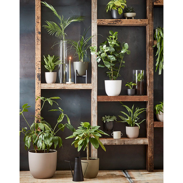 Горшок для растений EDELMAN Tusca pot round 25 см 8.95 л White (144259) Размеры 23 х 25