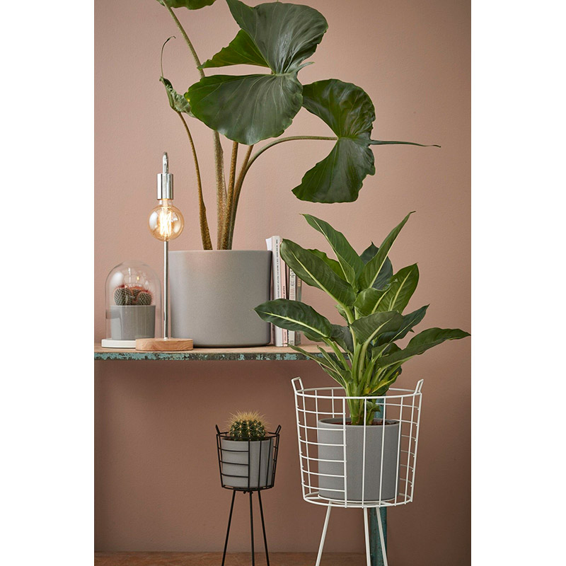 Фото 4 Горщик для рослин EDELMAN Mica Decorations Era 19.5 см 4.1 л Sand Light Grey (1035830)