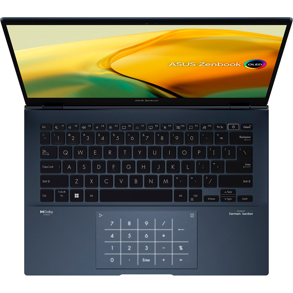 Ноутбук ASUS Zenbook 14 OLED UX3402ZA-KM516W Ponder Blue (90NB0WC1-M01FK0) Частота обновления экрана 90 Гц